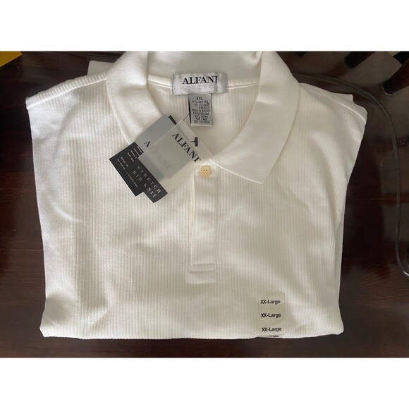 Men’s Collared Shirt Alfani Stretch Rib Knit XXL - NWT - Picture 1 of 6